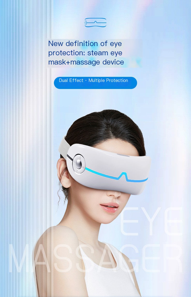 Smart Eye Massager with Steam and Heat Relief Device
